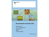 Deckblatt der Beschreibenden Sortenliste Getreide 2022