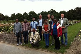 Person group in the field