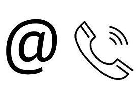 Telefonh&ouml;rer und Mail-Zeichen