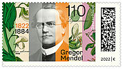 Sonderpostwertzeichen zum 200. Mendel-Geburtstag